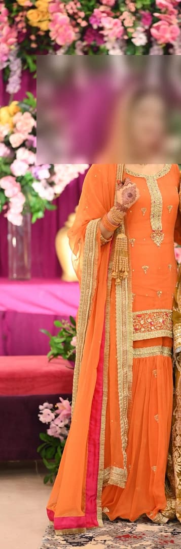 Orange Gharara - Image 4